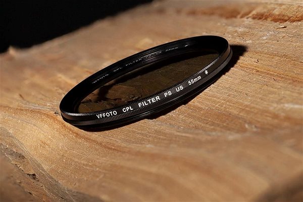 VFFOTO PS Ultra Slim 55mm polarising filter.