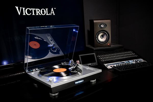 Turntable Victrola VPRO-2000 silver ...