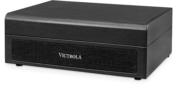Lemezjátszó Victrola VSC-580BT, fekete Oldalnézet