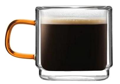 Set of cups Vialli Design Cup double wall, 80 ml, 2 pcs_AMBER 8579 .