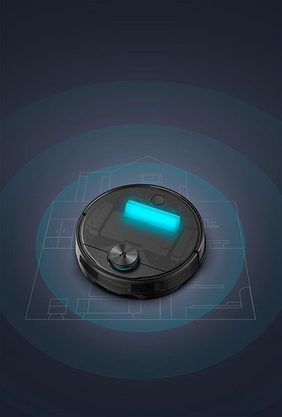 Robot Vacuum VIOMI V3, Black Features/technology