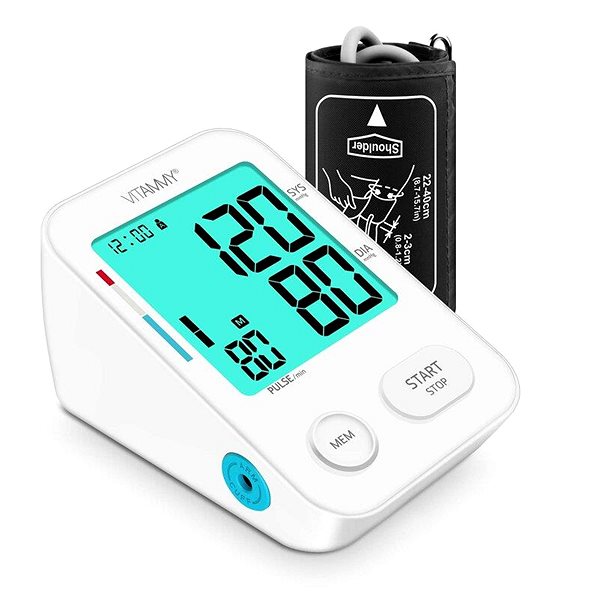 Vérnyomásmérő VITAMMY NEXT 8+ + AC adapter ...