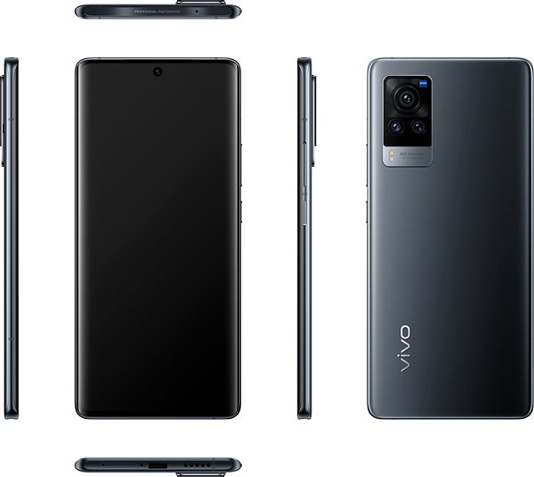 Mobile Phone Vivo X60 Pro 5G Black Lateral view