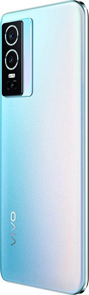 Handy Vivo Y76 5G 8+128GB blauer Farbverlauf Lifestyle
