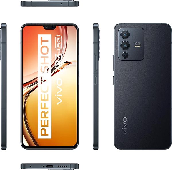 Mobilný telefón Vivo V23 5G Bočný pohľad