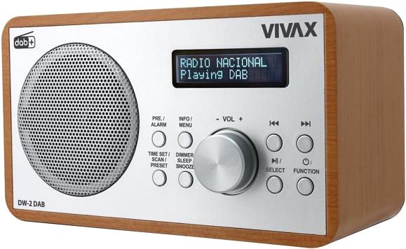 Rádio VIVAX DW-2 DAB Brown ...