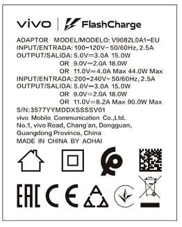 Wall Charger VIVO 90W FlashCharge ...