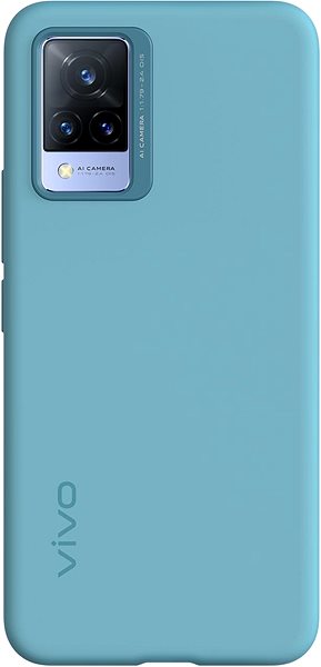 Kryt na mobil Vivo V21 5G Silicone Cover, Light Blue ...