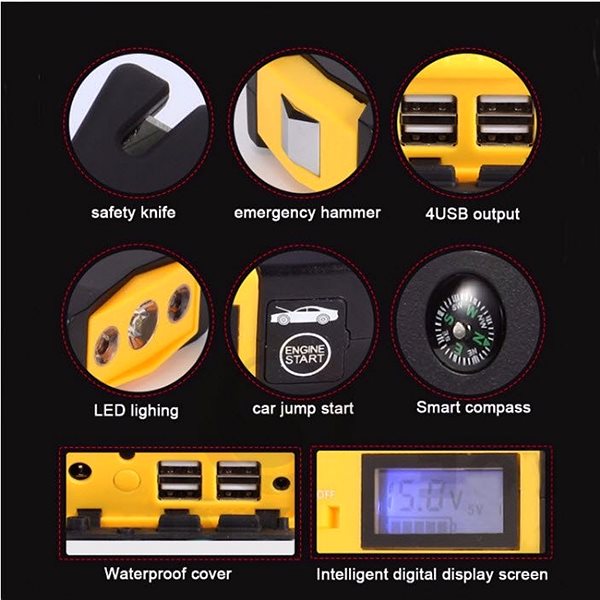 Power Bank Viking Car Jump Starter ZULU III 16000mAh ...