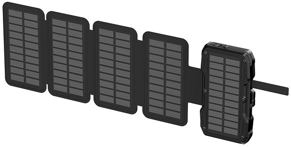 Power Bank Viking TYR I 10000mAh with folding solar panels ...