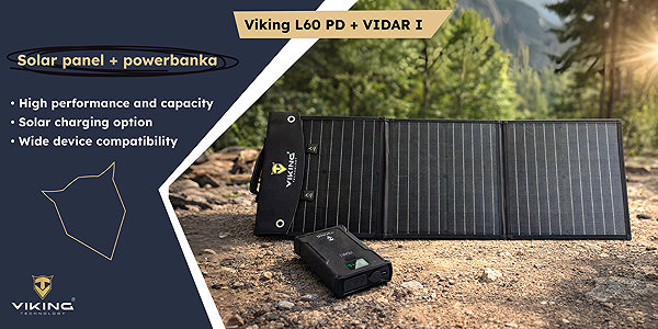 Power Bank Viking VIDAR I and Viking L60 PD Solar Panel ...
