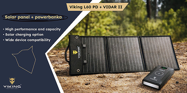 Power Bank Viking VIDAR II and Viking L60 PD Solar Panel ...