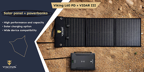 Power Bank Viking VIDAR III and Viking L60 PD Solar Panel ...