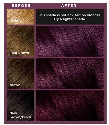 Hair Dye LORAL PARIS Colorista Permanent Gel Dark Purple (60ml) Features/technology