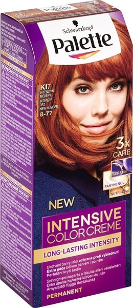 Hair Dye SCHWARZKOPF PALETTE Intensive Color Cream 8-77 (KI7) Intensive Copper Lateral view