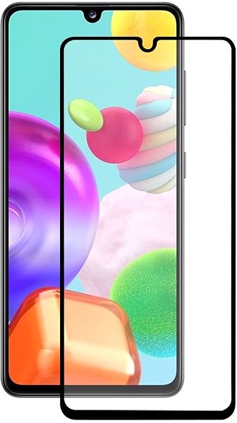 Schutzglas Vmax 3D Full Cover&Glue Tempered Glass für Samsung Galaxy A41 Screen