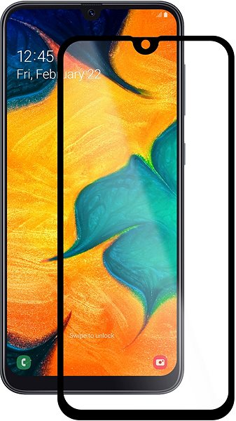 Schutzglas Vmax 3D Full Cover&Glue Tempered Glass für Samsung Galaxy A40 Screen