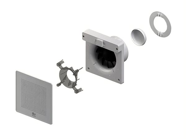 Bathroom fan Vortice axial fan Punto Evo Me 100/4
