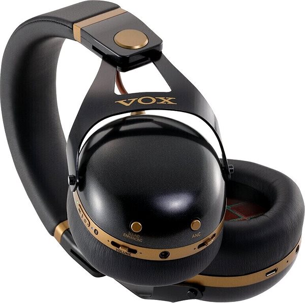 Kabellose Kopfhörer VOX VH-Q1 BK Seitlicher Anblick