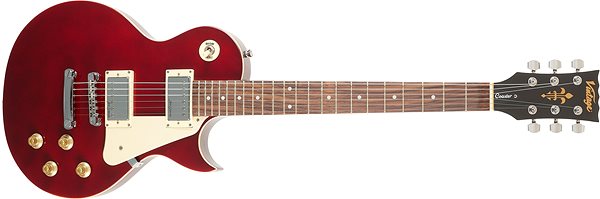 Elektrická gitara VINTAGE V10 Coaster Pack Wine Red ...