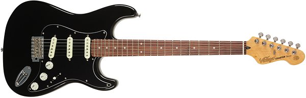 E-Gitarre VINTAGE V60 Coaster Pack Gloss Black ...