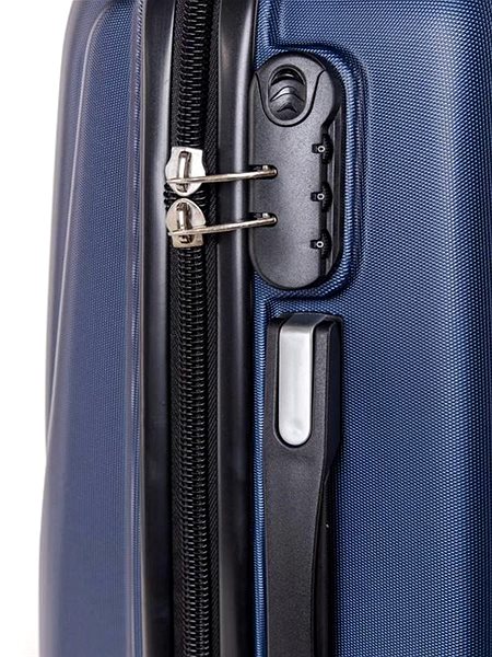 Cestovní kufr Pretty Up ABS16 na kolečnách, tmavě modrý, vel. S ...