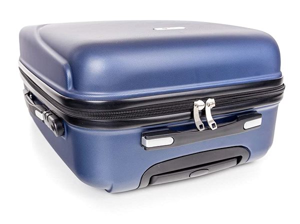 Cestovní kufr Pretty Up ABS16 na kolečnách, tmavě modrý, vel. M ...