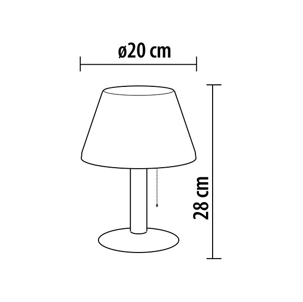 Asztali lámpa VELAMP LED szolár asztali lámpa SL2048 ...