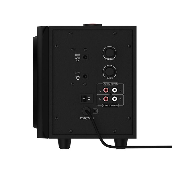 Speakers Hama uRage SoundZ 2.1 Essential Connectivity (ports)