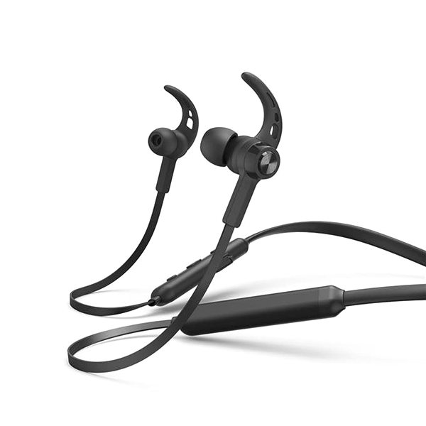 Wireless Headphones Hama Connect Neck, Black Lateral view