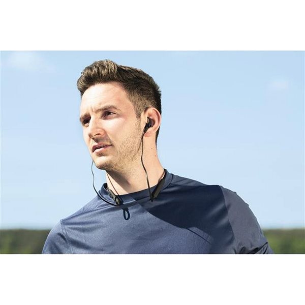 Wireless Headphones Hama Connect Neck, Black Lifestyle 2