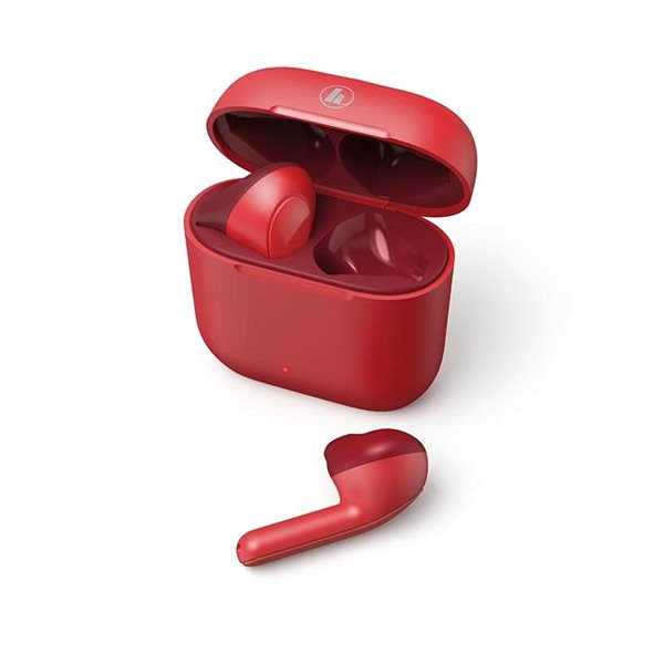 Wireless Headphones Hama Freedom Light, Red Lateral view