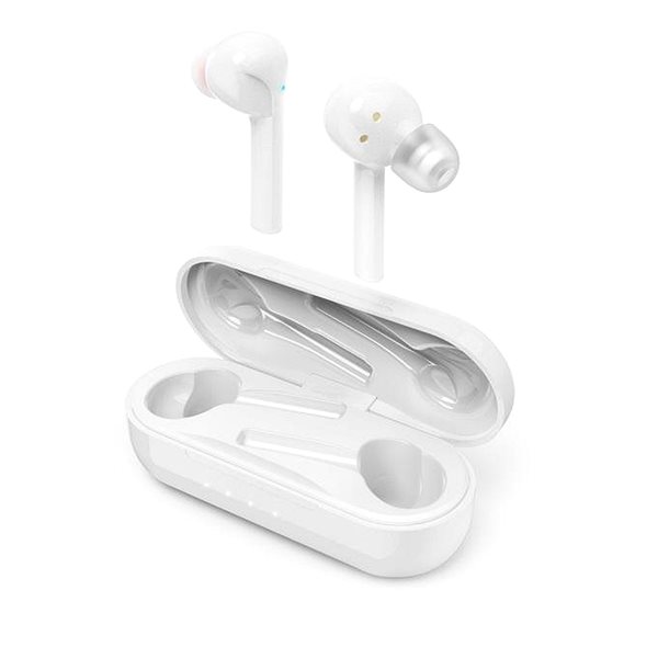 Wireless Headphones Hama Spirit Go, White Lateral view