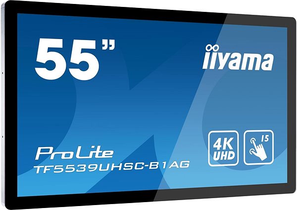 Large-Format Display 59“ iiyama ProLite TF5539UHSC-B1AG Lateral view