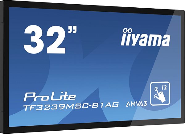 Large-Format Display 32“ iiyama ProLite TF3239MSC-B1AG Lateral view