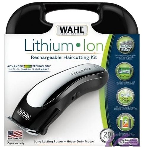 Trimmer Wahl 79600-3116 Lithium Ion Packaging/box