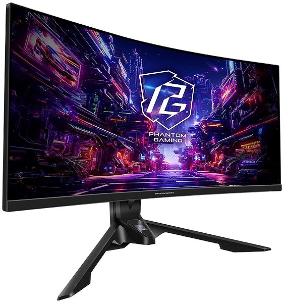 34" ASRock PG34QRT3A Phantom Gaming Monitor.