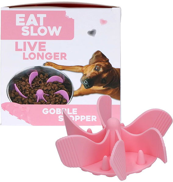 Miska pre psa Eat Slow Live Longer Spomaľovacia špirála do misky, ružová ...