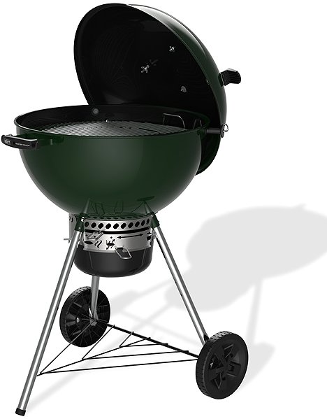 Grill WEBER fa- és faszenes grill, Master-Touch GBS C-5755 O 57 cm, Racing Green ...