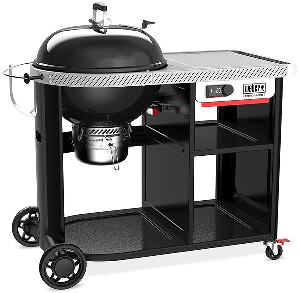 Grill WEBER Fa- és faszenes grill, Performer Premium, O 57 cm ...