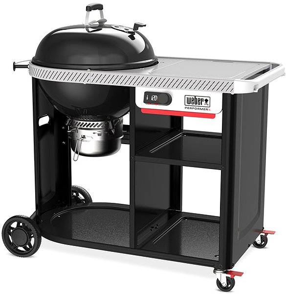Grill WEBER Fa- és faszenes grill, Performer Premium, O 57 cm ...