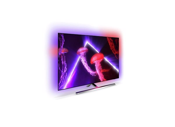 TV 48“ Philips 48OLED807 Seitlicher Anblick