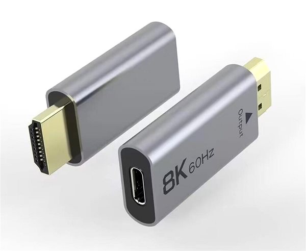 Átalakító PremiumCord adapter USB-C-ről HDMI-re 8K@60Hz,4K@144Hz Aluminium ...