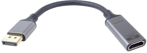 Adapter PremiumCord DisplayPort to HDMI Adapter, 8K@60Hz, 4K@144Hz Male/Female, 20cm ...