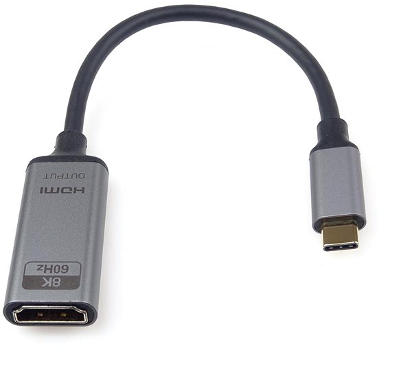 Átalakító PremiumCord adapter USB-C-ről HDMI-re 8K@60Hz,4K@144Hz Aluminium 20cm ...