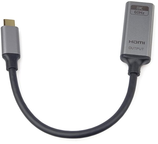 Adapter PremiumCord USB-C to HDMI Adapter 8K@60Hz,4K@144Hz Aluminium 20cm ...