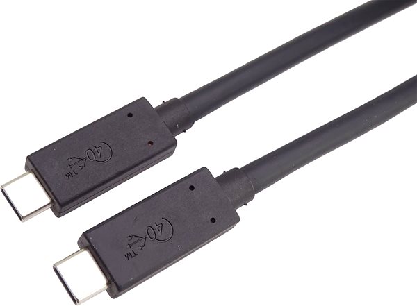 Datový kabel PremiumCord USB4 40Gbps 8K@60Hz kabel s konektory USB-C, Thunderbolt 3 délka: 1,2m Možnosti připojení (porty)