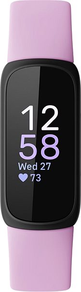 Okoskarkötő Fitbit Inspire 3 Lilac Bliss / Black Képernyő