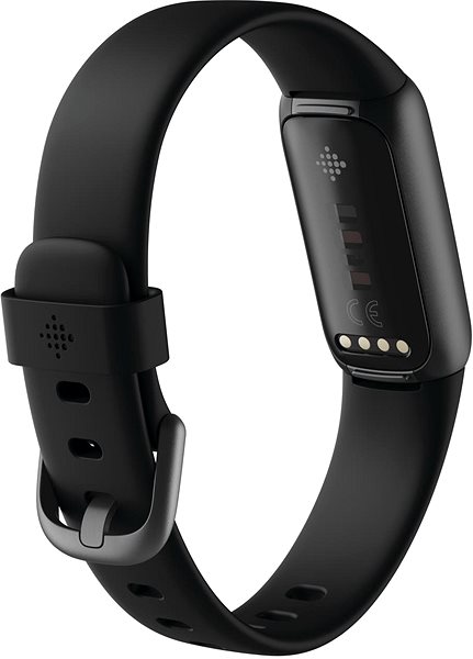 Fitnesstracker Fitbit Luxe - Black/Graphite Stainless Steel Rückseite