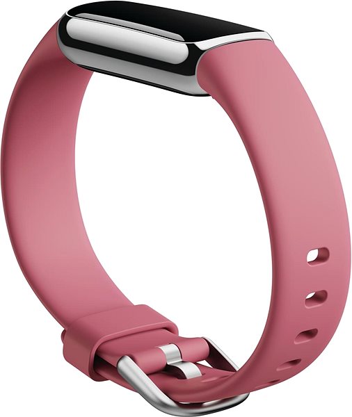 Fitness Tracker Fitbit Luxe - Orchid/Platinum Stainless Steel Lateral view